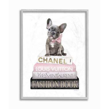 French bulldog outlet chanel print